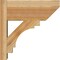 Ekena Millwork Merced Slat Rough Sawn Outlooker, Western Red Cedar, 8"W x 18"D x 18"H OUT08X18X18MRC06RWR - alternate 3